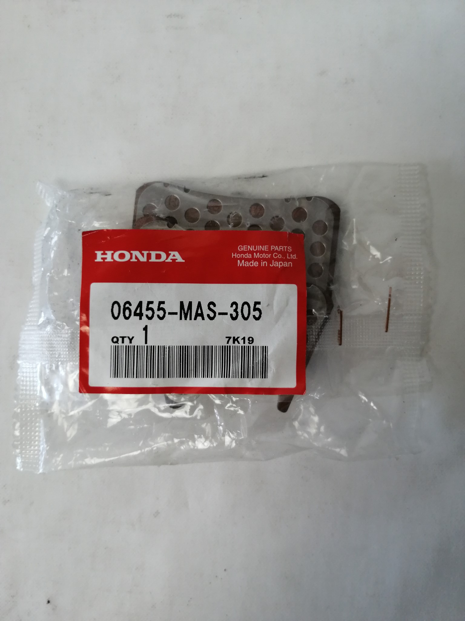 Bild von BREMSBELAG VORNE  CBR 900 RRT  06455-MAS-305