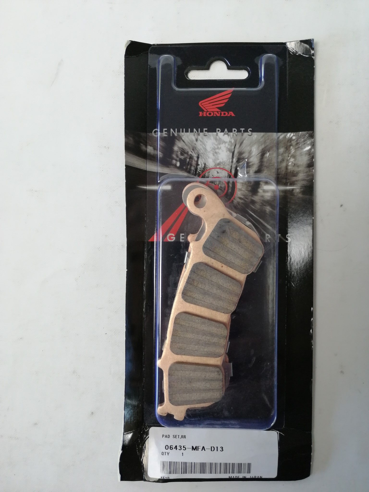 Picture of BREMSBELAG VORNE  CBR 1000 F  06455-MM5-P00