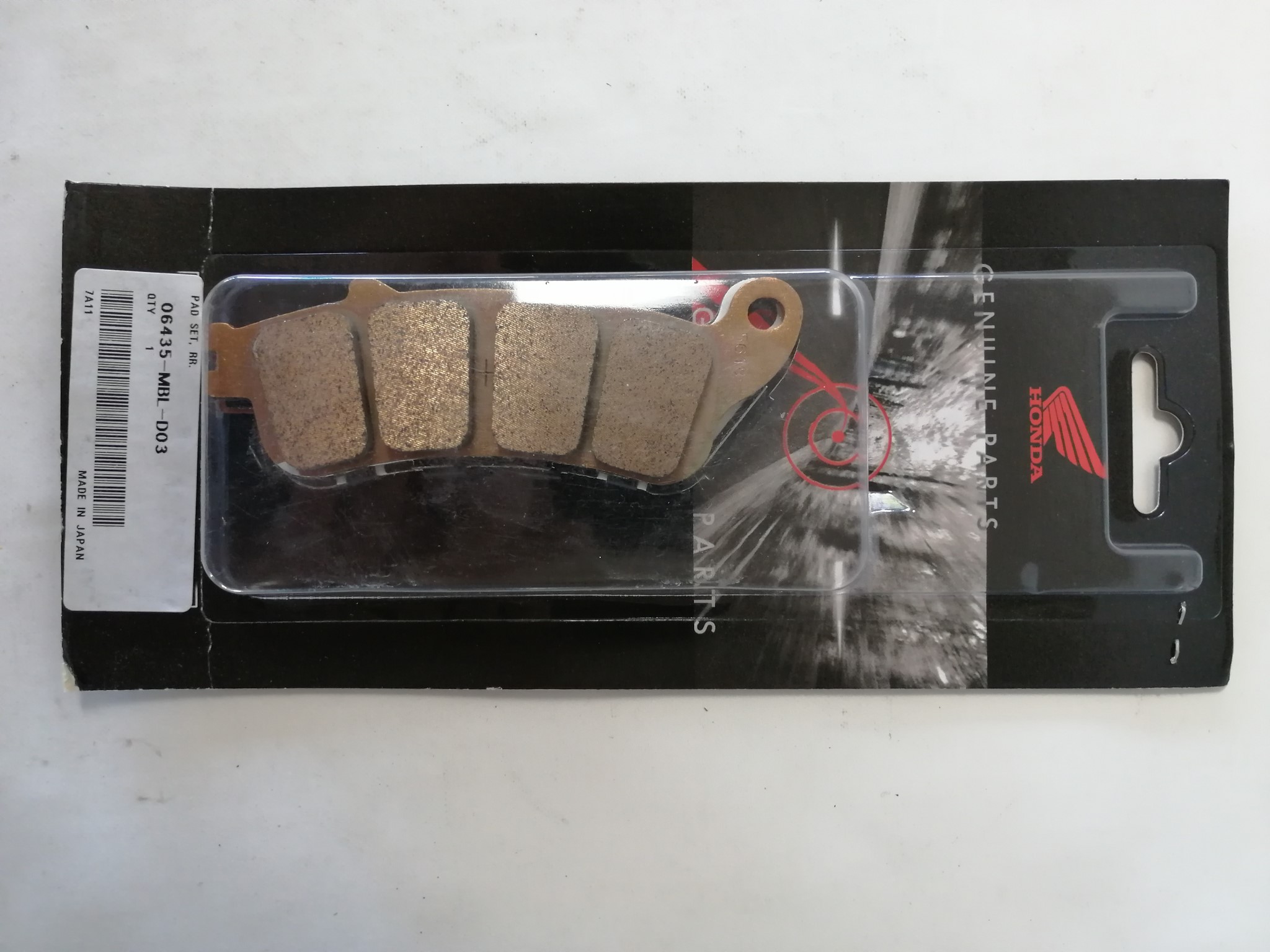 Bild von PAD SET,RR (NAS)    06435-MBL-D03