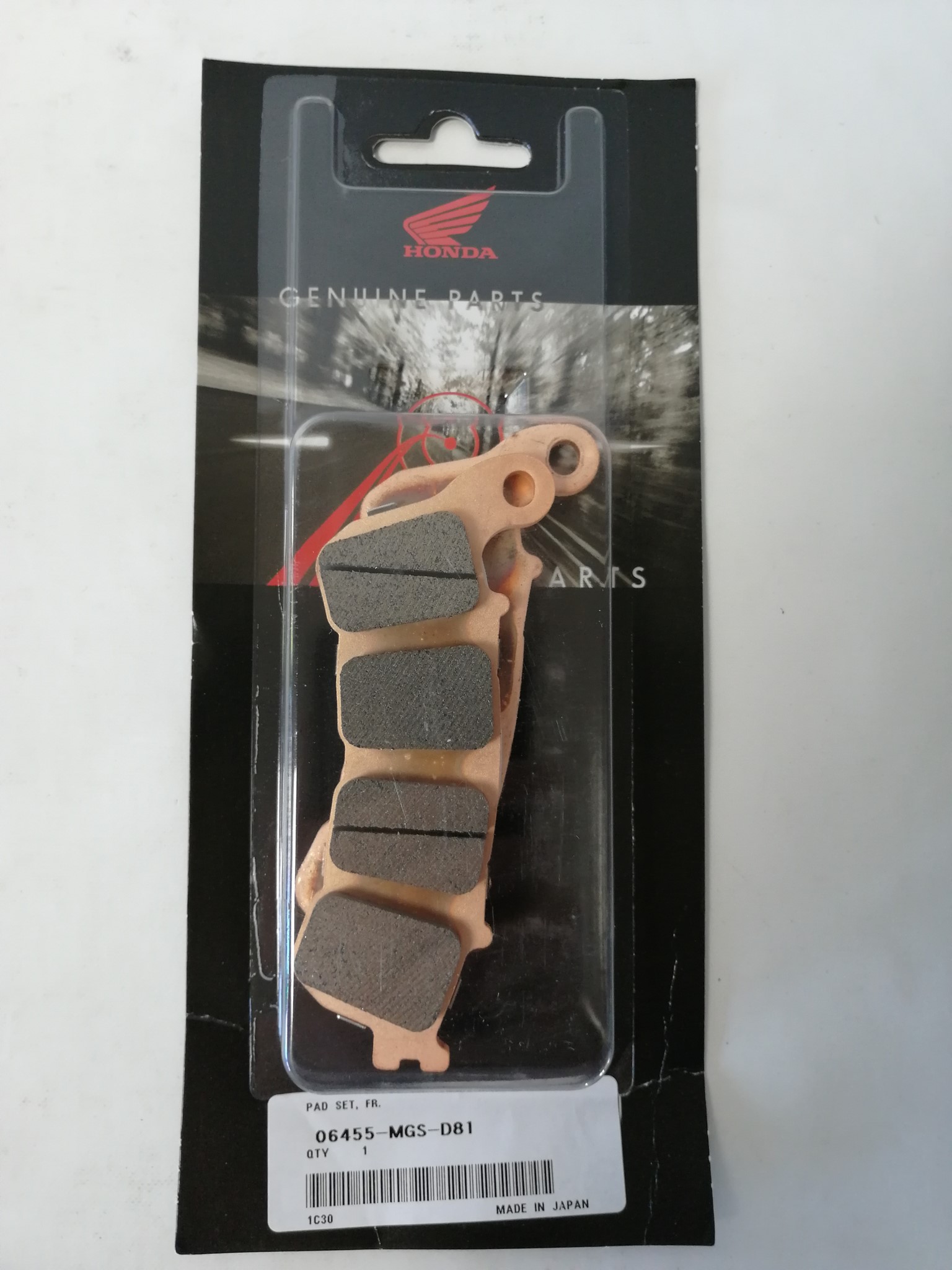 Bild von BREMSKLOTZ SATZ    06455-MGS-D81