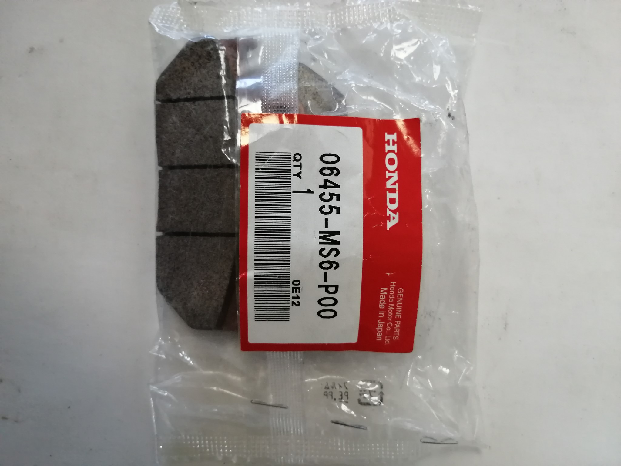 Picture of BREMSBELAG VORNE  XL 600 VK-P  06455-MS6-P00