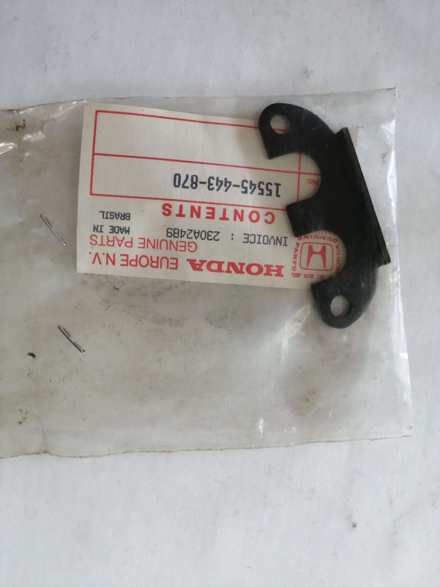 Picture of PLATTE OELROHR  CB 400 N / NZ  15545-443-870