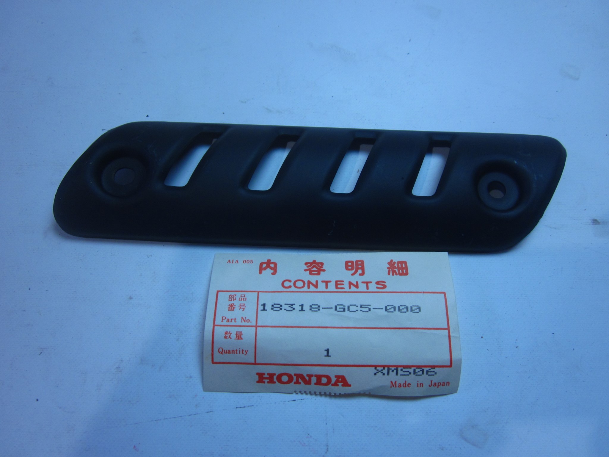 Picture of SCHALLDAEMPFERSCHUTZ  18318-GC5-000  MTX 80 C