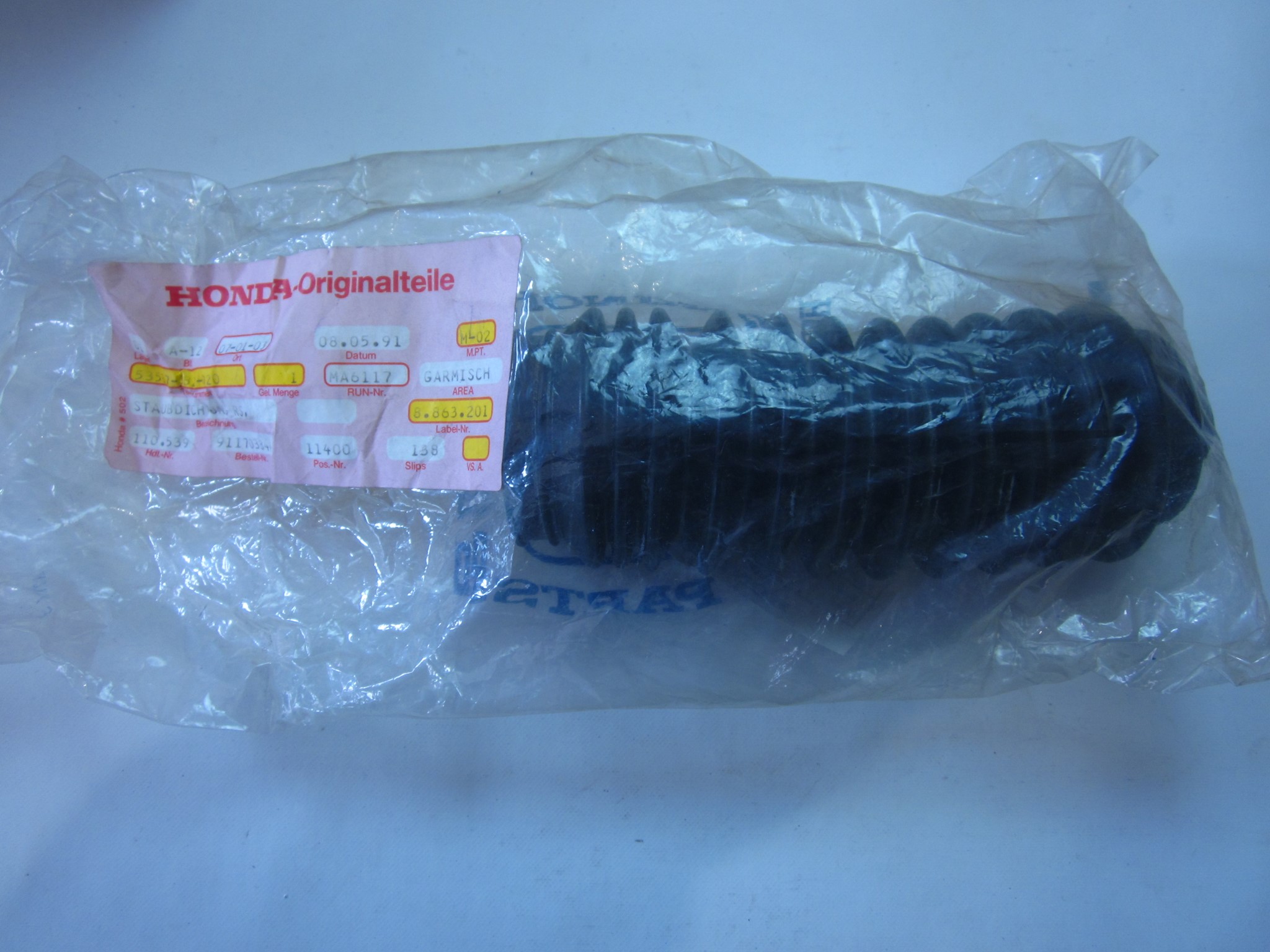 Picture of SEAL,TIE ROD DUST  53537-SB2-000  